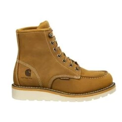 Women's Carhartt 6" Wedge Moc Toe Waterproof Boots -Boots Shoes Shop 0 1001 carhartt 6 wedge moc toe waterproof boots light bison oil tanned