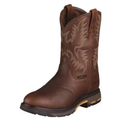 Men's Ariat 10" Workhog Pull-On Boots 13 Men's Ariat 10" Workhog Pull-On Boots -Boots Shoes Shop 0 650 ariat 10 workhog pull on dark copper
