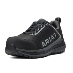 Women's Ariat Outpace Composite Toe -Boots Shoes Shop 0 650 ariat outpace composite toe black charcoal