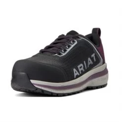 Women's Ariat Outpace Composite Toe -Boots Shoes Shop 0 650 ariat outpace composite toe black shadow purple