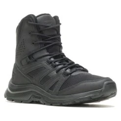 Men's Bates Rallyforce Tall Side-Zip Boots -Boots Shoes Shop 0 650 bates rallyforce tall side zip boots black