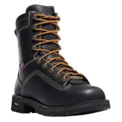Men's Danner 8" Quarry USA GTX Boots -Boots Shoes Shop 0 650 danner 8 quarry usa gtx black