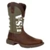 Men's Durango Rebel USA Print Western Boots -Boots Shoes Shop 0 650 durango rebel usa print western boots brown army green