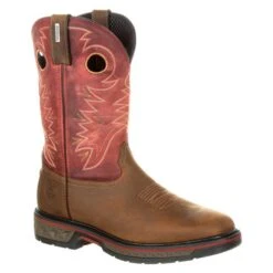 Men's Georgia 11" Carbo-Tec Square Toe Pull-On Waterproof Boots