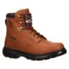 Men's Georgia 6" FLXwork Farm And Ranch Waterproof Boots -Boots Shoes Shop 0 650 georgia 6 flxwork farm and ranch waterproof briar brown