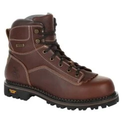Men's Georgia 6" Low-Heel Logger Waterproof Boots
