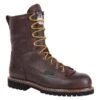 Men's Georgia Low-Heel Logger Waterproof Boots -Boots Shoes Shop 0 650 georgia low heel logger waterproof chocolate