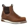 Men's Georgia Wedge Chelsea Waterproof Work Boots -Boots Shoes Shop 0 650 georgia wedge chelsea waterproof work boots brown
