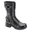Women's Harley Davidson Footwear Eda Side-Zip Boots -Boots Shoes Shop 0 650 harley davidson footwear eda side zip black