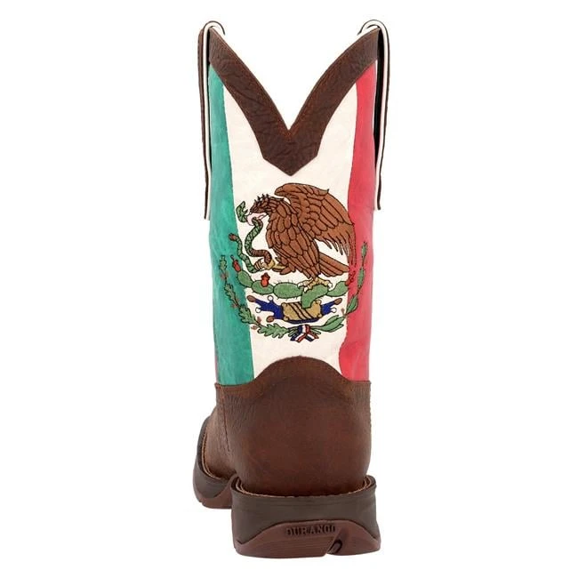 Men's Durango Rebel Mexico Flag Western Boots 4 Men's Durango Rebel Mexico Flag Western Boots - Image 2