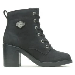 Women's Harley Davidson Footwear Corby Lace Side-Zip Boots -Boots Shoes Shop 1 650 harley davidson footwear corby lace side zip boots black