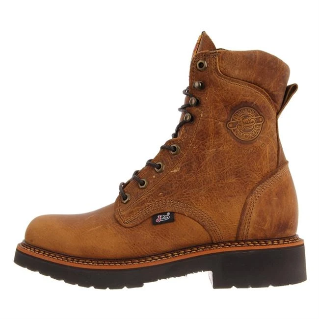 Men's Justin Original Work Boots 8" Blueprint Round Toe 4 Men's Justin Original Work Boots 8" Blueprint Round Toe - Image 2