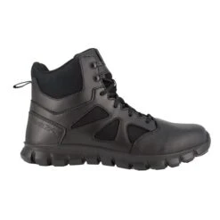 Men's Reebok 6" Sublite Cushion Tactical Side-Zip Boots -Boots Shoes Shop 1 650 reebok 6 sublite cushion tactical side zip black