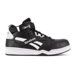 Men's Reebok BB4500 High Top Work Sneaker Composite Toe -Boots Shoes Shop 1 650 reebok bb4500 high top work sneaker composite toe black and white