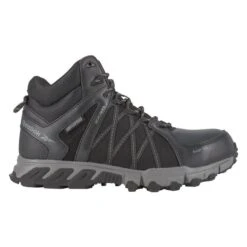 Men's Reebok Trailgrip Work AT Waterproof -Boots Shoes Shop 1 650 reebok trailgrip work at waterproof black gray