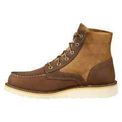 Men's Carhartt 6" Wedge Moc Toe Boots 11 Men's Carhartt 6" Wedge Moc Toe Boots -Boots Shoes Shop 2 1001 carhartt 6 wedge moc toe boots brown leather tan duck