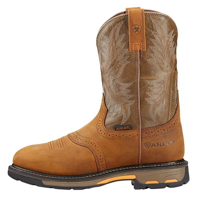 Men's Ariat 10" Workhog Pull-On Boots 5 Men's Ariat 10" Workhog Pull-On Boots - Image 3
