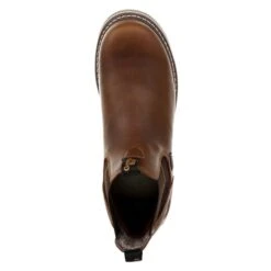 Men's Georgia Wedge Chelsea Waterproof Work Boots 11 Men's Georgia Wedge Chelsea Waterproof Work Boots -Boots Shoes Shop 2 650 georgia wedge chelsea waterproof work boots brown