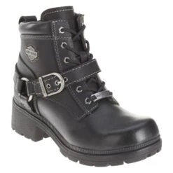 Women's Harley Davidson Tegan Side-Zip Boots -Boots Shoes Shop 2 650 harley davidson tegan side zip black