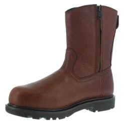 Men's Iron Age 10" Hauler Met Composite Toe Boots -Boots Shoes Shop 2 650 iron age 10 hauler met composite toe brown