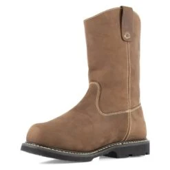 Men's Iron Age 11" Groundbreaker Pull-On Internal Met Guard Boots -Boots Shoes Shop 2 650 iron age 11 groundbreaker pull on internal met guard boots brown