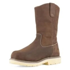 Men's Iron Age 11" Solidifier Pull-On Composite Toe Met Guard Boots -Boots Shoes Shop 2 650 iron age 11 solidifier pull on composite toe met guard boots brown