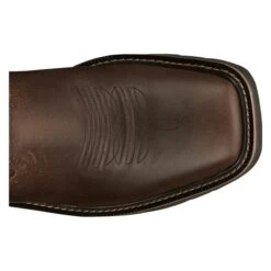 Men's Justin Original Work Boots 11" Driller Square Toe Waterproof -Boots Shoes Shop 2 650 justin original work boots 11 driller square toe waterproof rugged tan