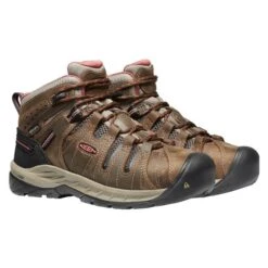 Women's Keen Utility Flint II MID Waterproof Boots -Boots Shoes Shop 2 650 keen utility flint ii mid waterproof boots cascade brown brick dust