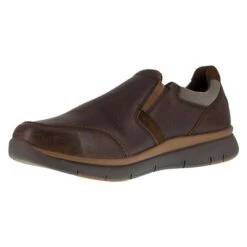 Men's Rockport Primetime Casuals Work Slip-On Steel Toe -Boots Shoes Shop 2 650 rockport primetime casuals work slip on steel toe brown