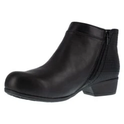 Women's Rockport Works Carly Alloy Toe -Boots Shoes Shop 2 650 rockport works carly alloy toe black