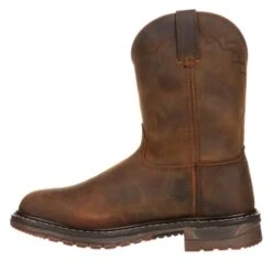 Men's Rocky 10" Original Ride Round Toe Unlined Boots 11 Men's Rocky 10" Original Ride Round Toe Unlined Boots -Boots Shoes Shop 2 650 rocky 10 original ride round toe unlined old weathered tan