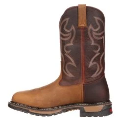 Men's Rocky 11" Original Ride Round Toe Boots -Boots Shoes Shop 2 650 rocky 11 original ride round toe aztec crazy horse bridle brown