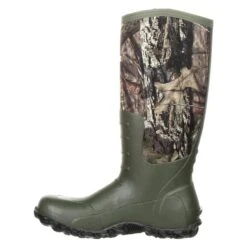 Men's Rocky 16" Core Rubber Waterproof Boots -Boots Shoes Shop 2 650 rocky 16 core rubber waterproof mossy oak