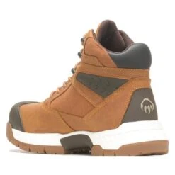 Men's Wolverine Rush Ultraspring Composite Toe Waterproof Boots -Boots Shoes Shop 2 650 wolverine rush ultraspring composite toe waterproof boots honey
