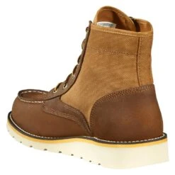 Men's Carhartt 6" Wedge Moc Toe Boots 12 Men's Carhartt 6" Wedge Moc Toe Boots -Boots Shoes Shop 3 1001 carhartt 6 wedge moc toe boots brown leather tan duck
