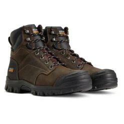 Men's Ariat 6" Treadfast Waterproof Boots -Boots Shoes Shop 3 650 ariat 6 treadfast waterproof boots dark brown1