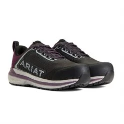 Women's Ariat Outpace Composite Toe -Boots Shoes Shop 3 650 ariat outpace composite toe black shadow purple