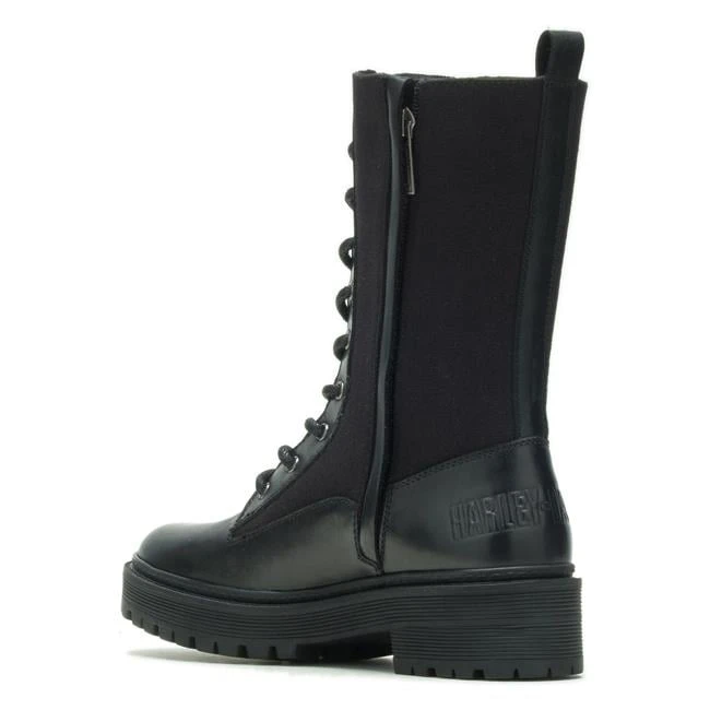 Women's Harley Davidson Footwear 9" Valene Canvas Side-Zip Boots 6 Women's Harley Davidson Footwear 9" Valene Canvas Side-Zip Boots - Image 4
