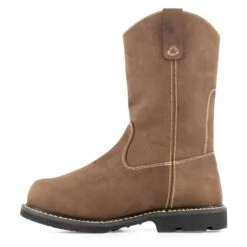 Men's Iron Age 11" Groundbreaker Pull-On Internal Met Guard Boots -Boots Shoes Shop 3 650 iron age 11 groundbreaker pull on internal met guard boots brown