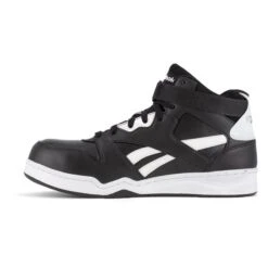 Men's Reebok BB4500 High Top Work Sneaker Composite Toe -Boots Shoes Shop 3 650 reebok bb4500 high top work sneaker composite toe black and white