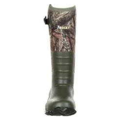 Men's Rocky 16" Core Rubber Waterproof Boots -Boots Shoes Shop 3 650 rocky 16 core rubber waterproof mossy oak