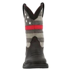 Women's Rocky Red Line Western Boots -Boots Shoes Shop 3 650 rocky red line western boots black1