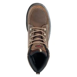 Men's Avenger 6" EH Waterproof Moc Toe Boots -Boots Shoes Shop 4 650 avenger 6 eh waterproof moc toe boots brown