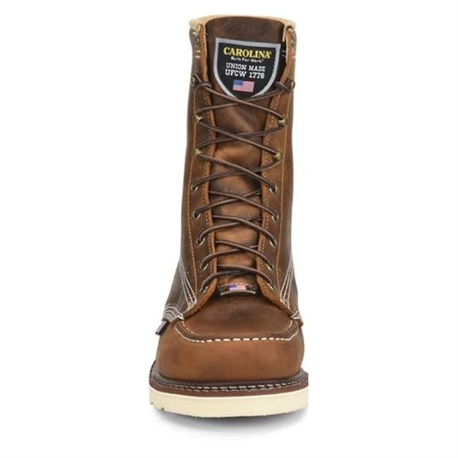 Men's Carolina 8" Domestic Moc Toe Wedge Boots 7 Men's Carolina 8" Domestic Moc Toe Wedge Boots - Image 5