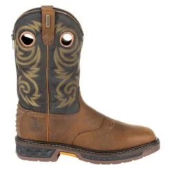 Men's Georgia 11" Carbo-Tec LT Pull-On Square Toe Waterproof Boots 13 Men's Georgia 11" Carbo-Tec LT Pull-On Square Toe Waterproof Boots -Boots Shoes Shop 4 650 georgia 11 carbo tec lt pull on square toe waterproof brown black