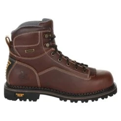 Men's Georgia 6" Low-Heel Logger Waterproof Boots 13 Men's Georgia 6" Low-Heel Logger Waterproof Boots -Boots Shoes Shop 4 650 georgia 6 low heel logger waterproof brown