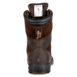 Men's Georgia 8" Athens Moc Toe Waterproof Boots -Boots Shoes Shop 4 650 georgia 8 athens moc toe waterproof brown