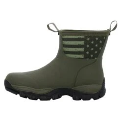 Men's Georgia 8" Patriotic Rubber Waterproof Boots -Boots Shoes Shop 4 650 georgia 8 patriotic rubber waterproof boots olive