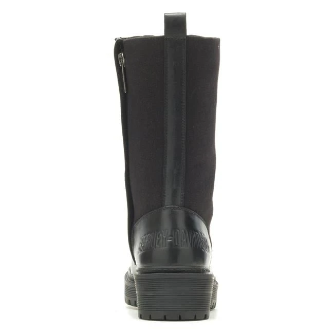 Women's Harley Davidson Footwear 9" Valene Canvas Side-Zip Boots 7 Women's Harley Davidson Footwear 9" Valene Canvas Side-Zip Boots - Image 5