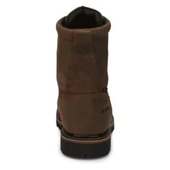 Men's Justin Original Work Boots 8" Pulley Round Toe Met Guard CT WP 14 Men's Justin Original Work Boots 8" Pulley Round Toe Met Guard CT WP -Boots Shoes Shop 4 650 justin original work boots 8 pulley round toe met guard ct wp brown